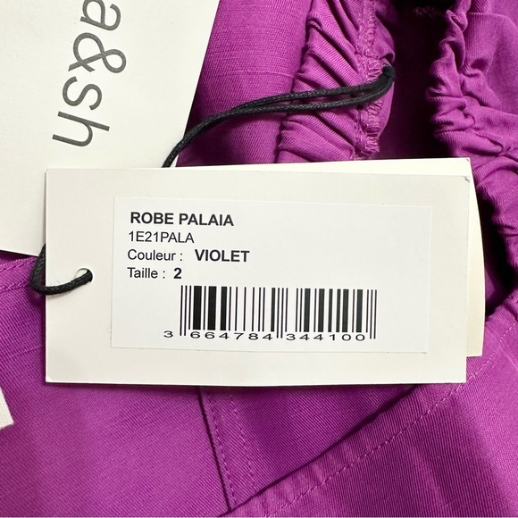 ba&sh Robe Palaia Dress in Violet - Picture 13 of 16